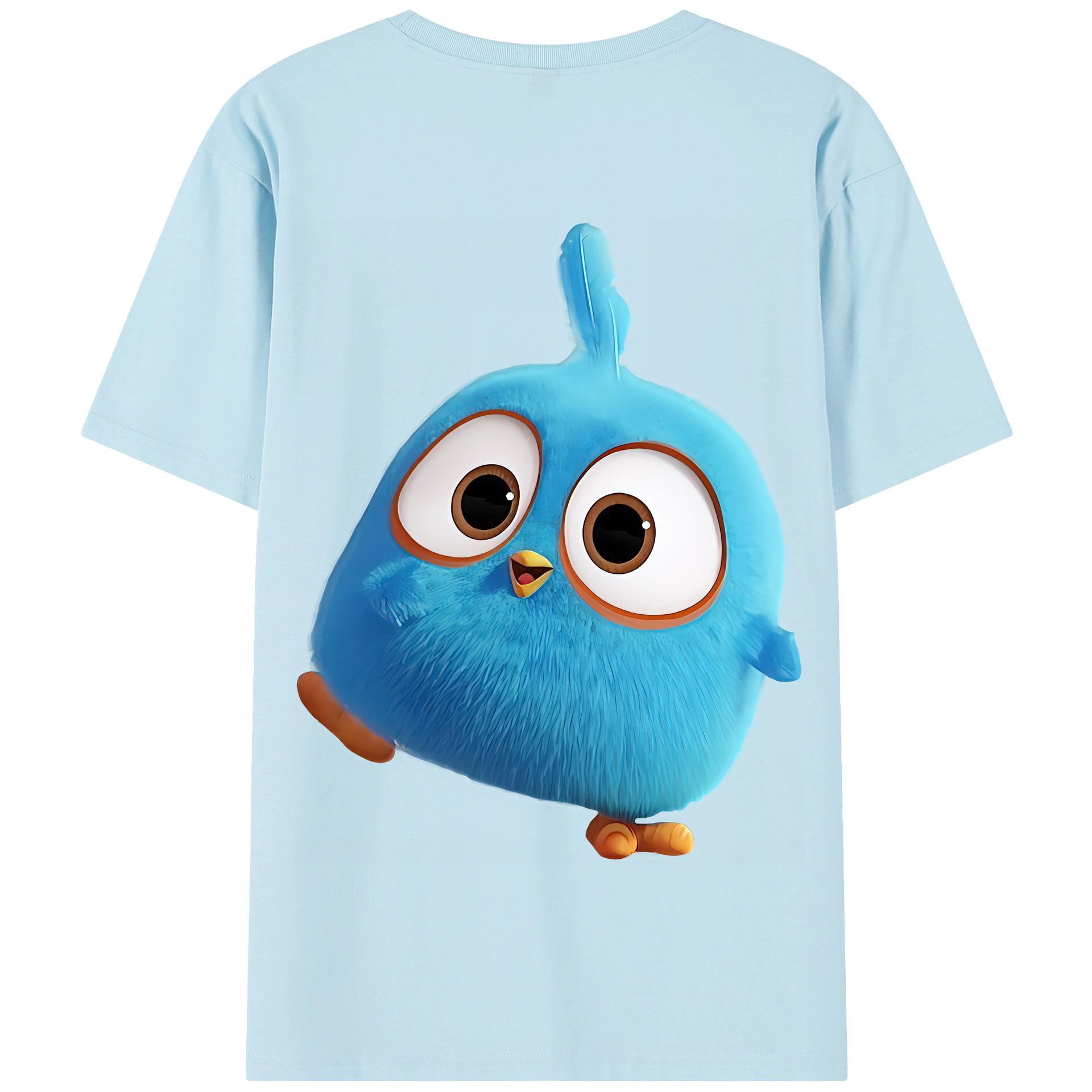 （画像用） Angry Birds アングリーバード 綿100％半袖Tシャツ（背面プリント）